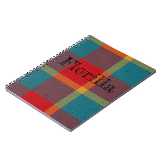  Decorative Plaid Notitieboek (Linkerzijde)