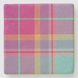  Decorative Plaid  Stenen Onderzetter