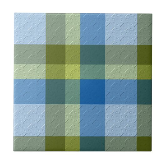 Decorative Plaid Tegeltje (Voorkant)