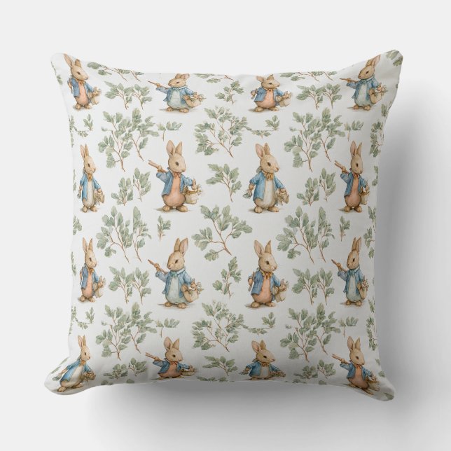 Decorative Rabbit Pattern Throw Pillow Kussen (Voorkant)
