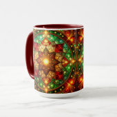 Decorative Red Green Holiday Mug (Devant gauche)