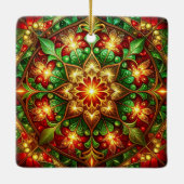 Decorative Red Green Holiday Ornament (Achterkant)