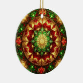 Decorative Red Green Holiday Ornament (Rechts)