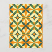 Decorative retro seamless pattern briefkaart (Voorkant)