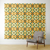 Decorative retro seamless pattern wandkleed (In Situ (horizontaal))