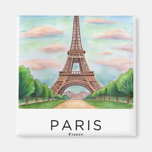 Decorative Square Magnet | Personalized Home Accen (Devant)