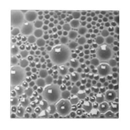 Decorative Tile with bubbles,gray gloss Tegeltje