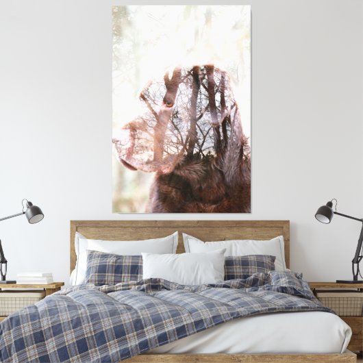 decorative wall art canvas afdruk (Insitu (Slaapkamer))