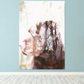 decorative wall art canvas afdruk (Insitu (Houten vloer))