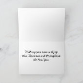 Decorator Crab Christmas Kaart (Binnen)