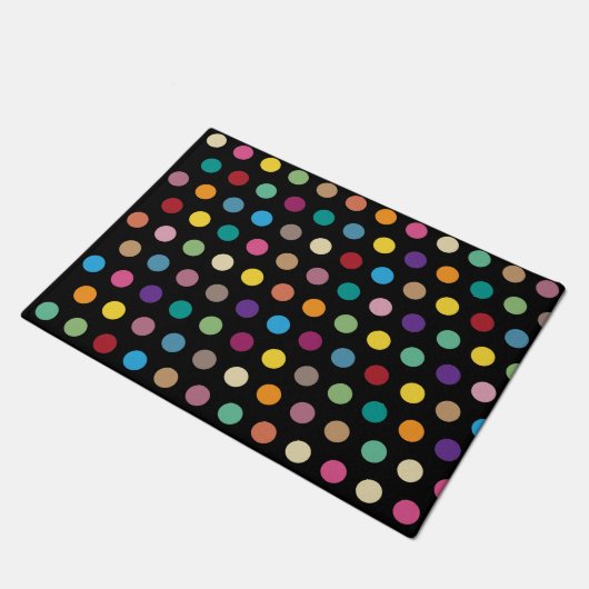 Decorator Polka Dot Pattern Deurmat (Schuin)