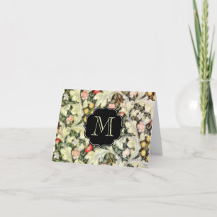 Décoré d'un monogramme floral vintage de Leicester