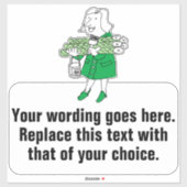 Decorerende stoffen en decorerende stoffen sticker (Vel)