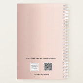 Décors de collage photo en or rose 2026 (Dos)