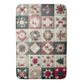 Décors de Noël inclinés Tapis de bain (devant Vertical)