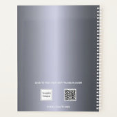 Décors élégants de photo argent 2025 (Dos)