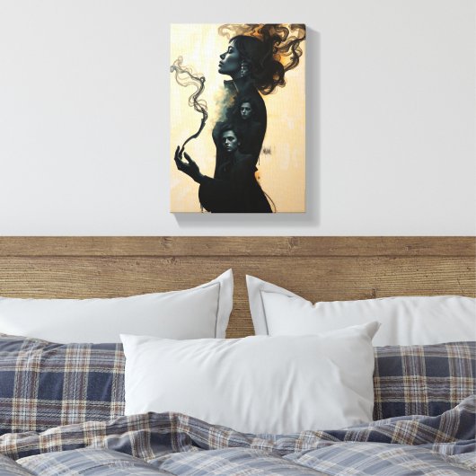 Decortabel ( Instabiliteit ) Canvas Afdruk (Insitu (Slaapkamer))