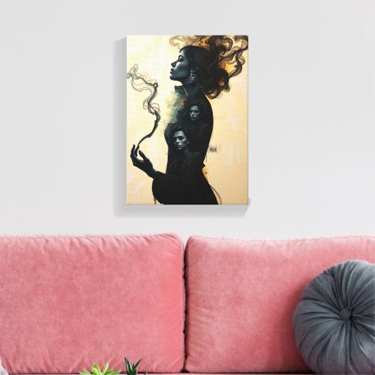 Decortabel ( Instabiliteit ) Canvas Afdruk (Insitu (Woonkamer))