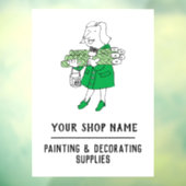 Decorting Supplies Raamsticker (Vel 3)