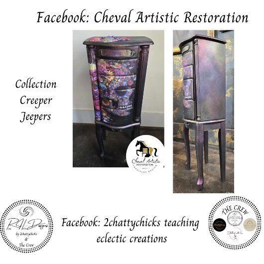 Decoupag3 Schedel Felle Bloemen Mixed Media Tissuepapier