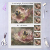 Decoupage 11x14 Design for Canvas Bumble Bee  Tissuepapier (Craft)