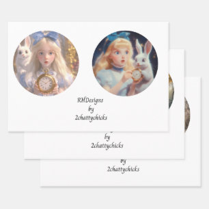 Decoupage 12inch Rounds Fantasyland Wonderland Inpakpapier Vel