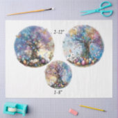Decoupage 2-12" & 1-8" rounds Easter Egg Tree Tissuepapier (Craft)