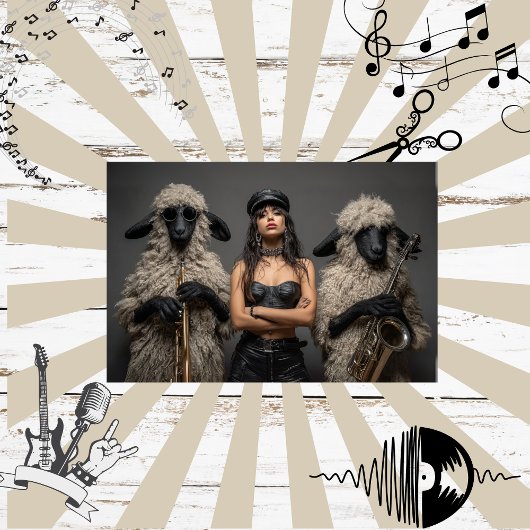 Decoupage 2 Schaap & Chic Band Tissuepapier