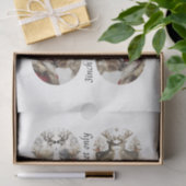 Decoupage 3" Snow Globe Moulds Floral Deer & Santa Tissuepapier (Geschenk)