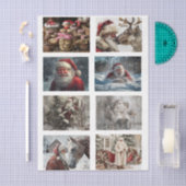 Decoupage 4x3 designs for 3" snow globe & frames tissuepapier (Craft)