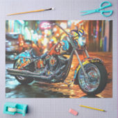 Decoupage Aangepaste Gedetailleerde Paint Job Moto Tissuepapier (Craft)