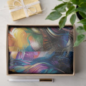 Decoupage Abstracte Patronen Vrouw Pet Tissuepapier (Geschenk)