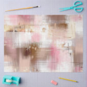 Decoupage Abstracte Roze Bruin Witte Achtergrond Tissuepapier (Craft)