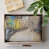 Decoupage Abstracte vrouw 60's Roken Tissuepapier (Geschenk)