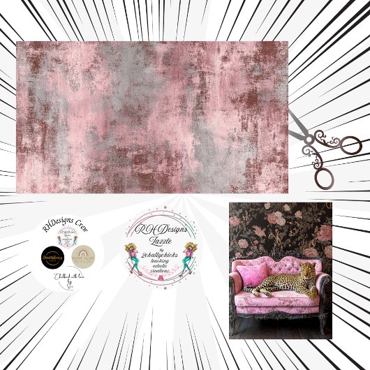 Decoupage achtergrond gestructureerd grijs roze in tissuepapier
