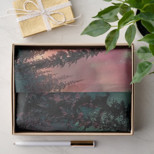 Decoupage Adembenemend Noorderlicht Tissuepapier (Geschenk)