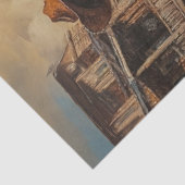 Decoupage American Indian & Horse Westerne Stad Tissuepapier (Detail)