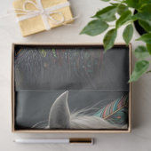 Decoupage Amerikaanse Indiaanse Vibrant Decorated  Tissuepapier (Geschenk)