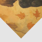 Decoupage Autumn Scarecrow Floppy Pet Pompoenen Tissuepapier (Detail)