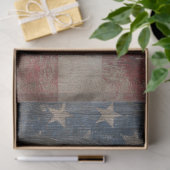 Decoupage Bald Eagle verweerde Amerikaanse vlag Tissuepapier (Geschenk)