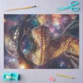 Decoupage Blitzy Snake met sterrenstelsel Tissuepapier (Craft)