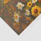 Decoupage Boer Mr & Mrs Cat Rusty en Daisy Tissuepapier (Detail)