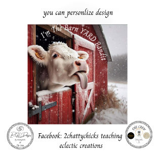 Decoupage Boerderij Koe Bandiet Boerderijstijl Tissuepapier