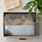 Decoupage Boho Hippie Styled Standard Poedel Tissuepapier (Geschenk)