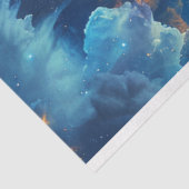 Decoupage Celestial Night Sky Hete Luchtballon Tissuepapier (Detail)