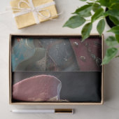 Decoupage Chameleon Rock Fur Feather Funk Band Tissuepapier (Geschenk)