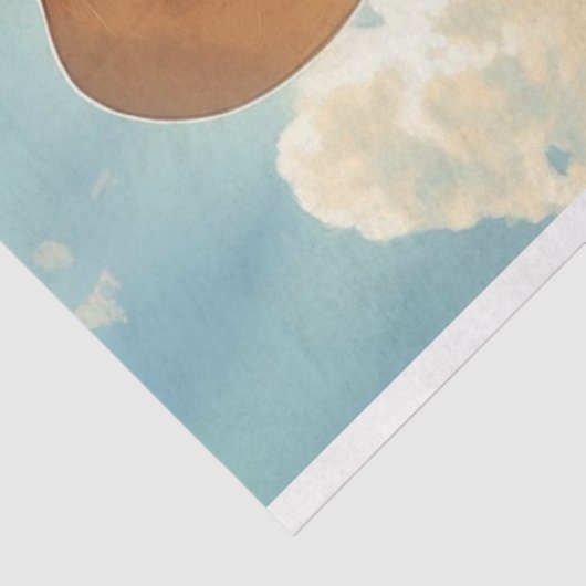 Decoupage Character Gitarist Debbie Tissuepapier (Detail)