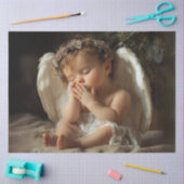 Decoupage Cherubic Baby Angelic Wings Tissuepapier (Craft)