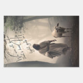 Decoupage  Chickens having Een Tea Party Inpakpapier Vel (Voorkant)