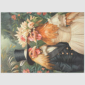 Decoupage Chicks Getrouwd Tropical Paridise Tissuepapier (Voorkant)